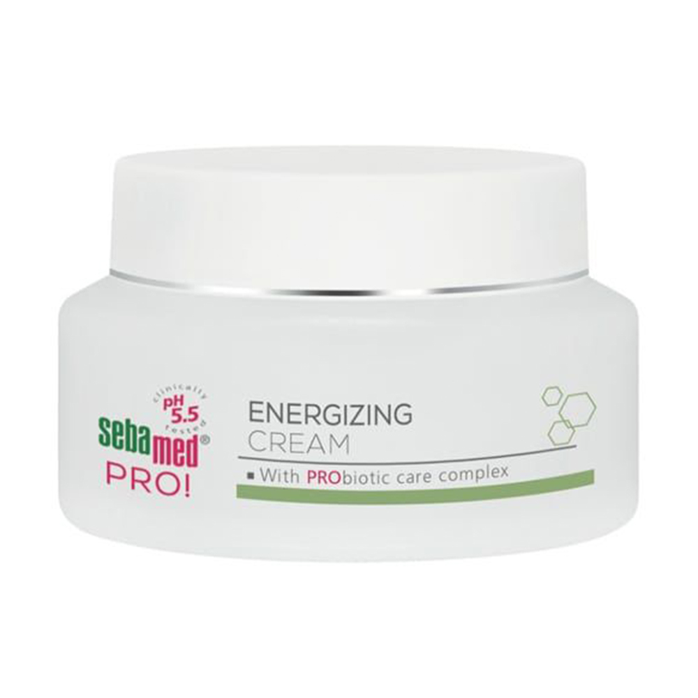 Уцінка! Енергетичний крем для обличчя Sebamed PRO! Energizing Cream з пробіотиками, 50 мл