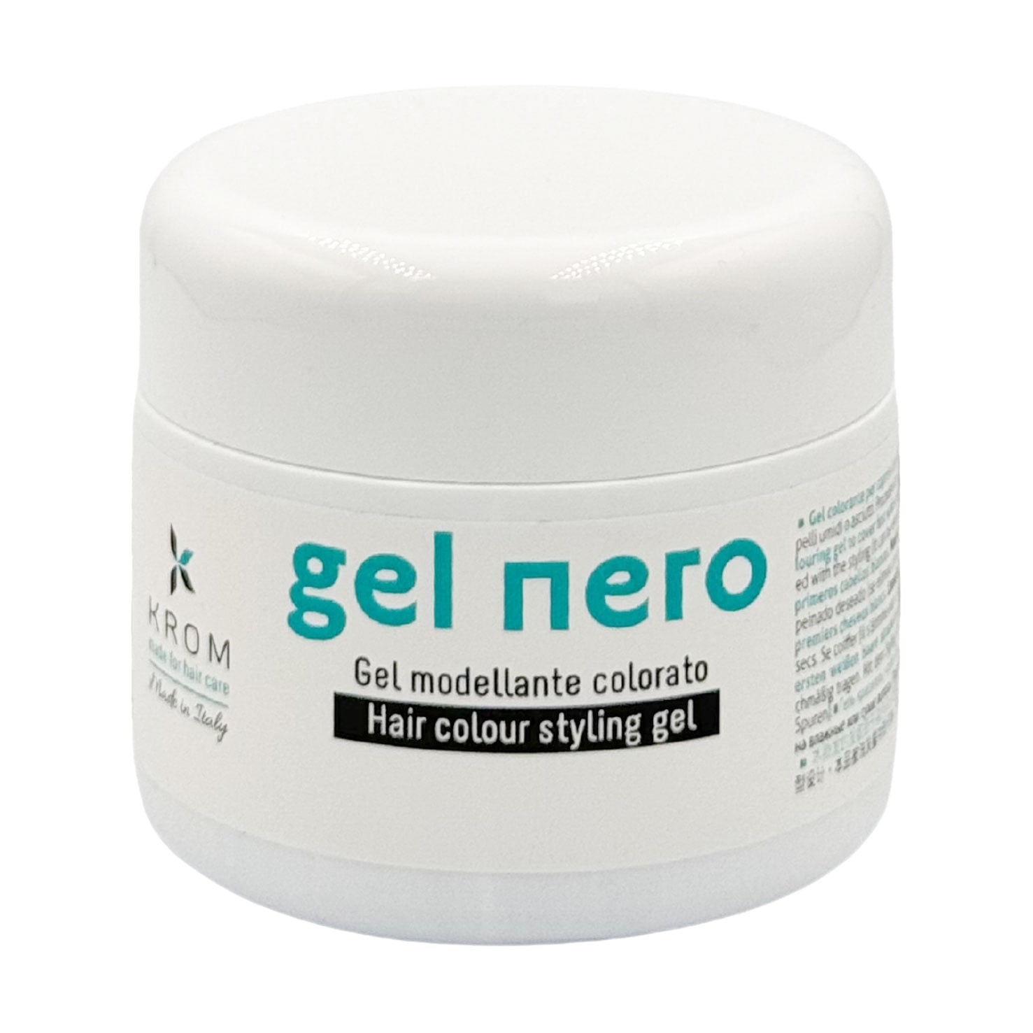 Уцінка! Тонувальний гель для моделювання волосся Krom Gel Nero Hair Colour Styling Gel, 150 мл